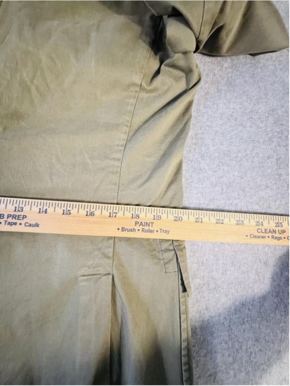 Coconut Grove Mens 40R Khaki Cotton Blend Blazer Sport Coat Patch Pockets